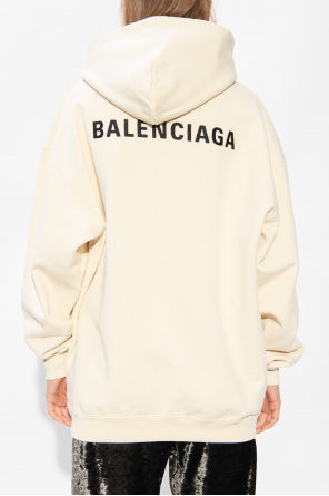 Cream Oversize sweatshirt designer Balenciaga - velvet emberly